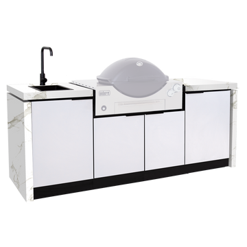 Cabinex Outdoor Kitchen Cabinetry Package to Suit Weber Family Q - Small Size